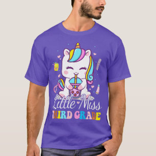 Camiseta Japanese Unicorn Kawaii Boba Tea Little Miss Third