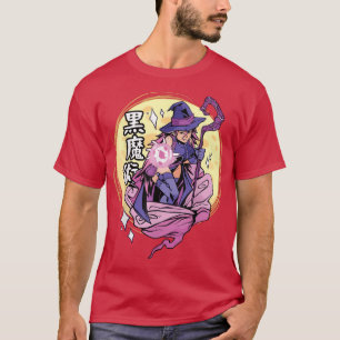 Camiseta Japanese Witch Anime Japan Manga Character Hallowe