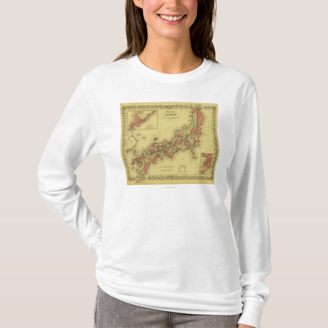 Camiseta JapanPanoramic MapJapan (Anverso)