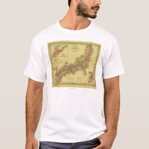 Camiseta JapanPanoramic MapJapan