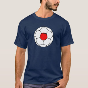 Camiseta Japón: Apoyo a equipo de fútbol, hombre de bandera