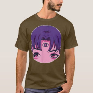 Camiseta Japón: arte gráfico del manga del tercer ojo de An
