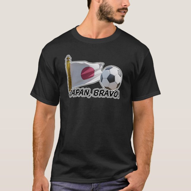 Camiseta ¡Japón, Bravo! Fútbol Alegre (Anverso)