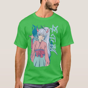 Camiseta Japón Chica de demostración Oni Katana Manga Anime