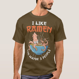 Camiseta Japón diciendo ramen gracioso