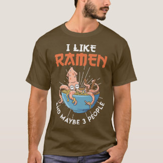 Camiseta Japón diciendo ramen gracioso