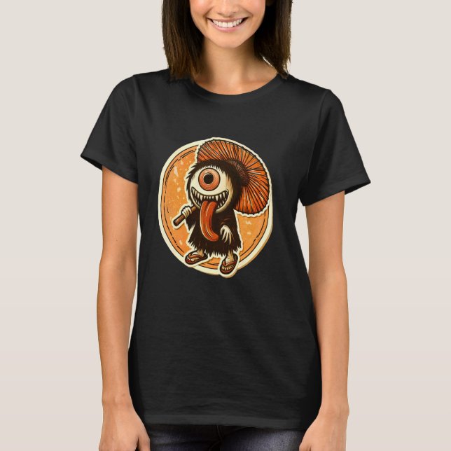 Camiseta Japón: El folklore japonés, el monstruo de la esca (Anverso)
