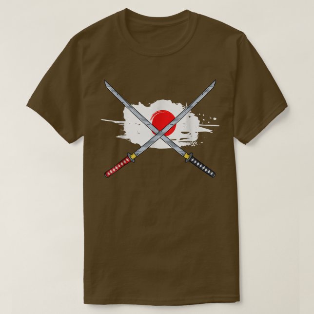 Camiseta Japón espada Shinai Katana Samurai Ninja Sinobi Wa (Diseño del anverso)