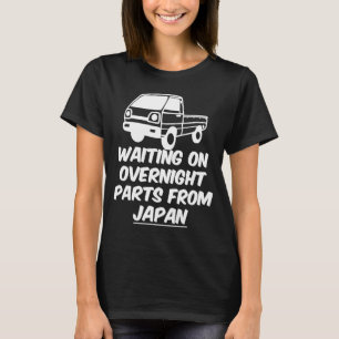 Camiseta Japón Esperando por las partes Mini Camión Kei 4wd