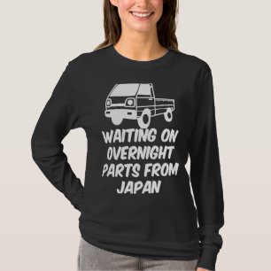Camiseta Japón Esperando por las partes Mini Camión Kei 4wd