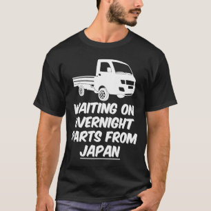 Camiseta Japón Esperando por las partes Mini Camión Kei 4wd