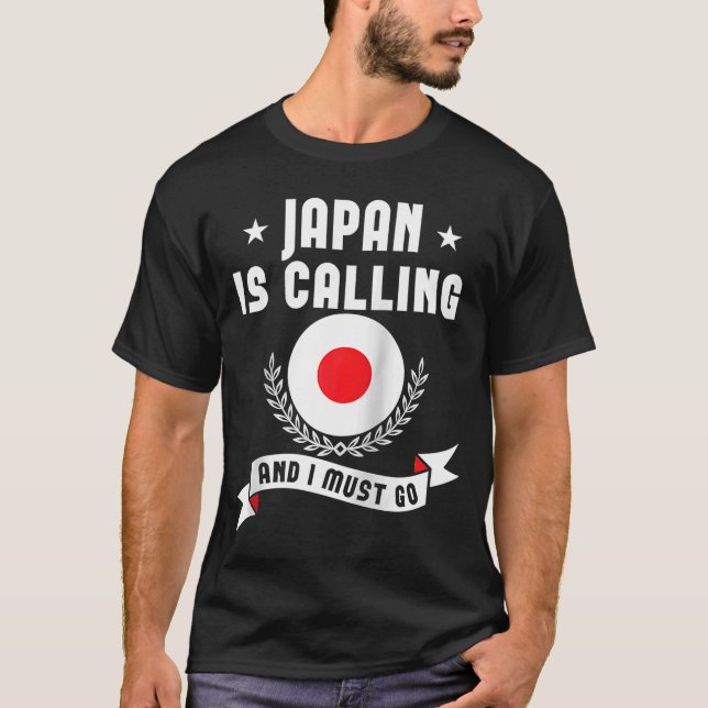 Camiseta Japón Está Llamando Y Debo Ir A Los Souvenirs Japo (Anverso)