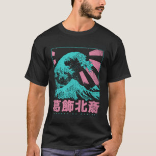 Camiseta Japón Estética Hokusai Japón Gran Ola de Ka