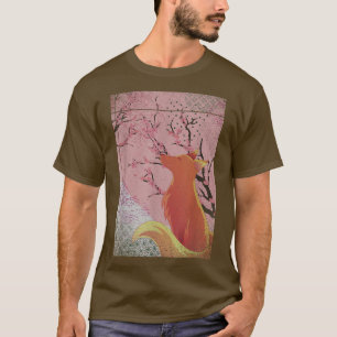 Camiseta Japón Estética Selva Animal Sakura Cherry Bloss