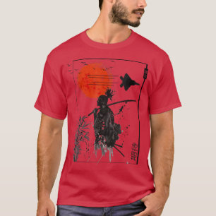 Camiseta Japón Estético Samurai Coreano Vaporwave Cloes S