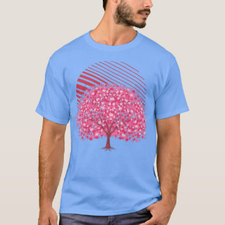 Camiseta Japón: Florecimiento de cerezo retro Sakura