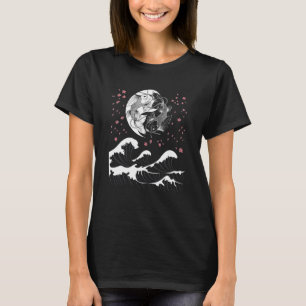 Camiseta Japón Gran ola 恋 愛 Koi Fish Yin y Yang