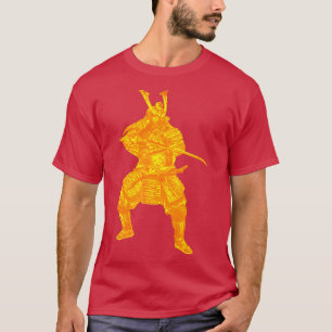 Camiseta Japón Guerrero Samurai Con Armadura De Espada Dora