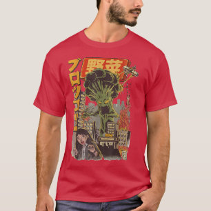 Camiseta Japón Kaiju Vegetable Broccoli Anime
