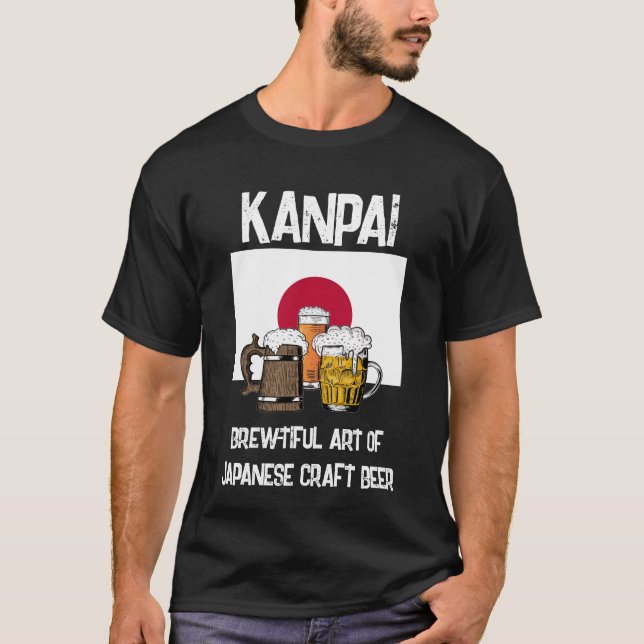 Camiseta ¡JAPÓN Kanpai! Salud! Brewtiful Beer T-Shirt (Anverso)