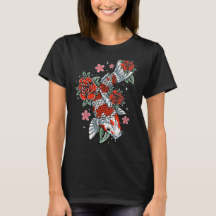 Camiseta Japón Koi Carp Fish Funny Pescador Japonés Lover G