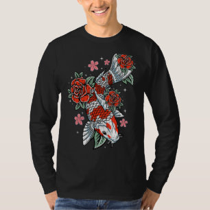 Camiseta Japón Koi Carp Fish Funny Pescador Japonés Lover G