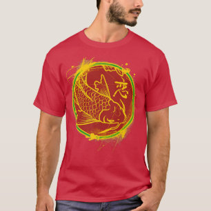 Camiseta Japón Koi Fish japonés tatuaje 521