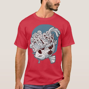 Camiseta Japón Koi Fish Tattoo Japonés