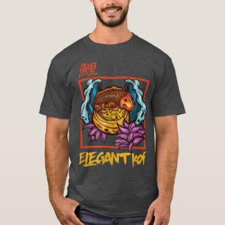 Camiseta Japón Koi Fish Tattoo japonés529
