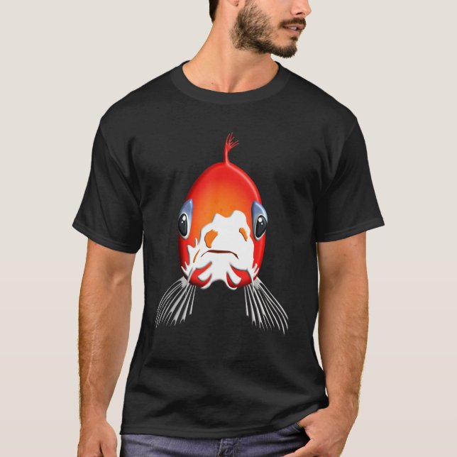Camiseta Japón Koi - Florencia de cerezos de pescado japoné (Anverso)