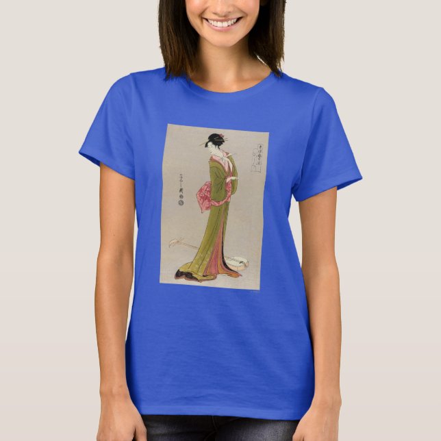 Camiseta Japón: La Geisha Itsutomi (Anverso)