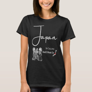 Camiseta Japón llama y debo ir a Kimono Graphic, Aes