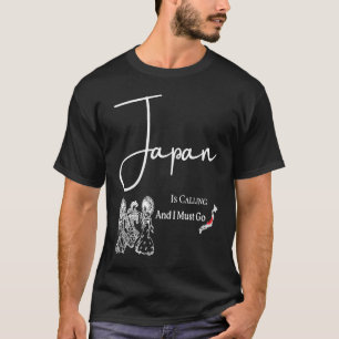 Camiseta Japón llama y debo ir a Kimono Graphic, Aes