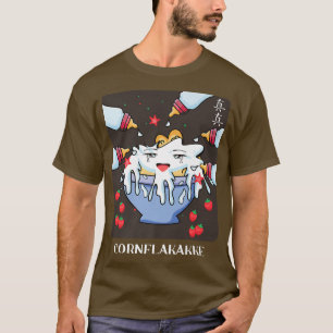 Camiseta Japón Manga Anime traviesa Pun Foodie Otaku Cornfl