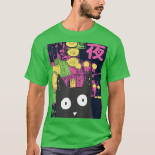 Camiseta Japón Manga Harajuku Otaku Material gráfico urbano