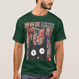 Camiseta Japón Manga Harajuku Otaku Material gráfico urbano