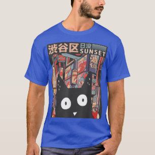Camiseta Japón Manga Harajuku Otaku Material gráfico urbano