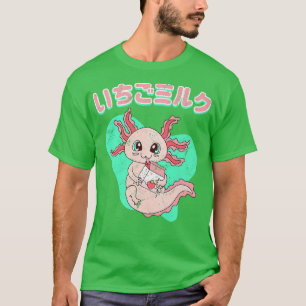 Camiseta Japón Milk Shake Strawberry Strawberry Milk Aolotl