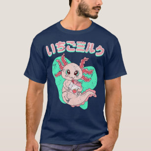 Camiseta Japón Milk Shake Strawberry Strawberry Milk Aolotl