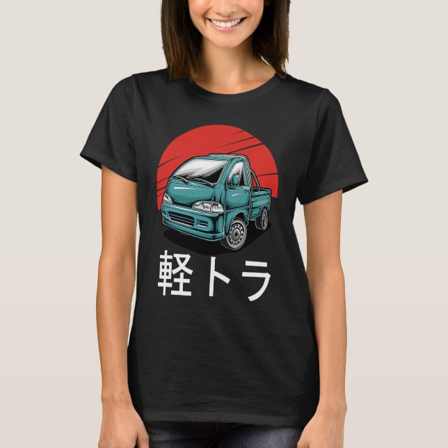 Camiseta Japón Mini Camión Kei Auto Cab Over Compact 4wd de (Anverso)