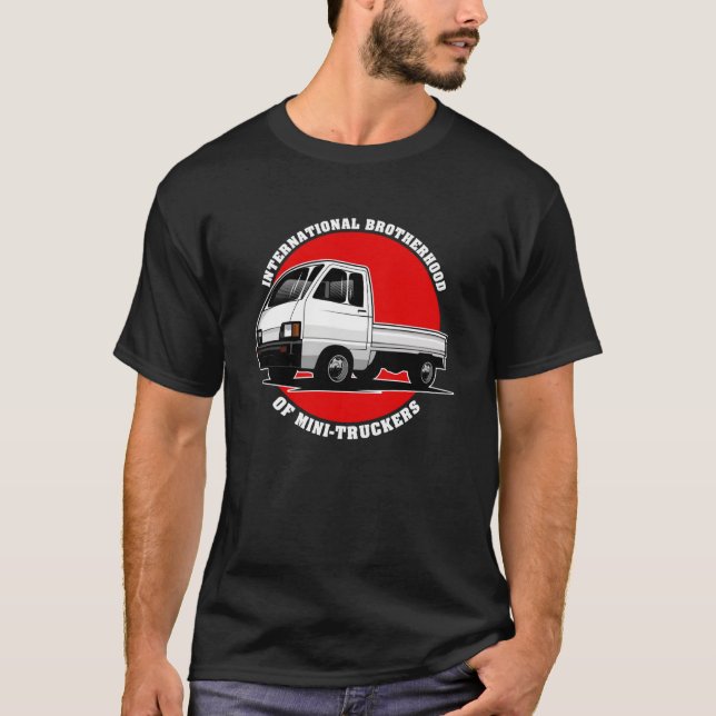 Camiseta Japón Mini Camión Kei Car 4wd Off Road Dad Camión (Anverso)