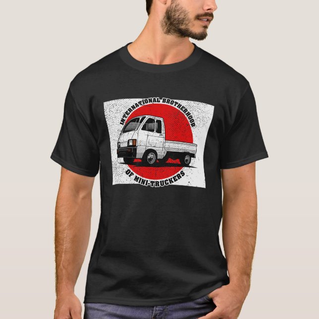 Camiseta Japón Mini Camión Kei Car 4wd Off Road Dad Camión (Anverso)