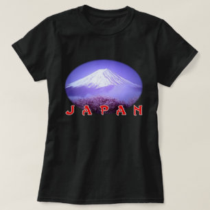 Camiseta Japón Monte Fuji estilizado