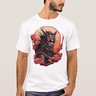 Camiseta japón oni demons warrior samurai dragon