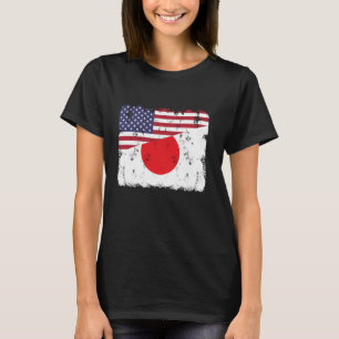 Camiseta Japón Orgullo Bandera Japonesa Estadounidense Rota