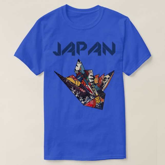 CAMISETA JAPÓN ORIGAMI (Diseño del anverso)
