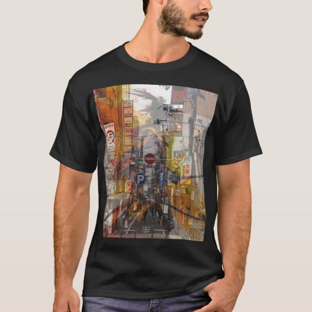 Camiseta Japón pasado y presente (Anverso)