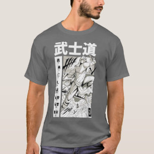 Camiseta Japón Personalizado Samurai Hombres y Mujeres Japo