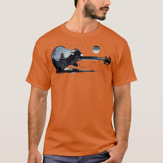Camiseta Japón: Regalos de guitarra de vintage
