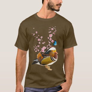 Camiseta Japón Sakura Cherry Blossom Mandarin Pato japonés